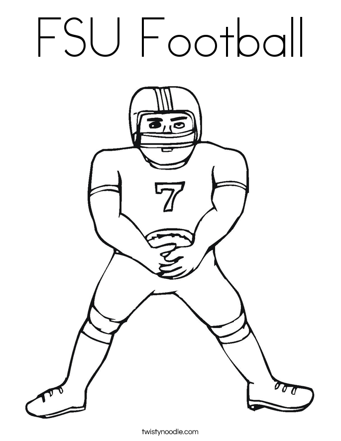 685x886 Fsu Football Coloring Page