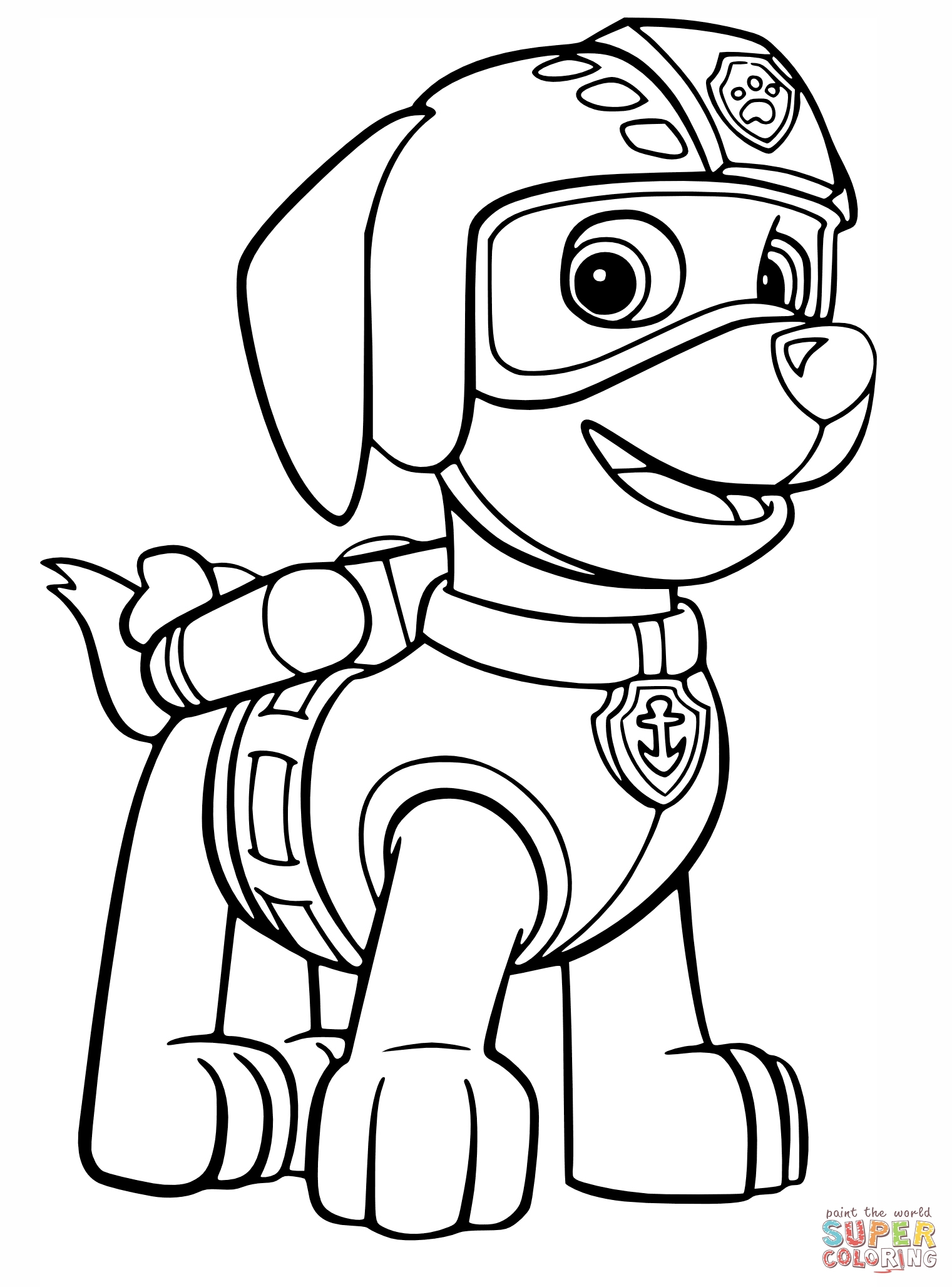 1521x2056 Paw Patrol Coloring Pages Zuma Gallery Coloring For Kids 2018