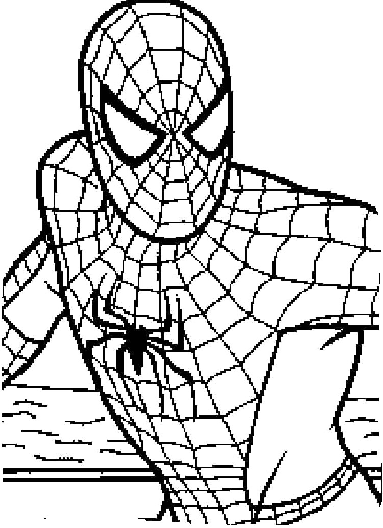 750x1034 Spiderman Enemies Come See Coloring Page Spyderman Pages