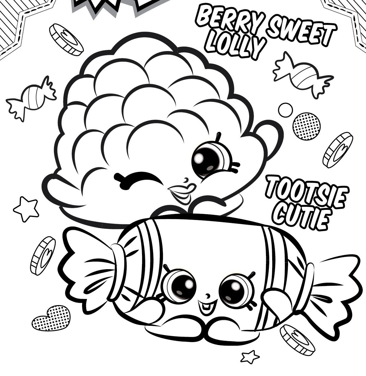 1240x1274 Shopkins Coloring Pages To Print Of Cheeky Choklet Full Pages