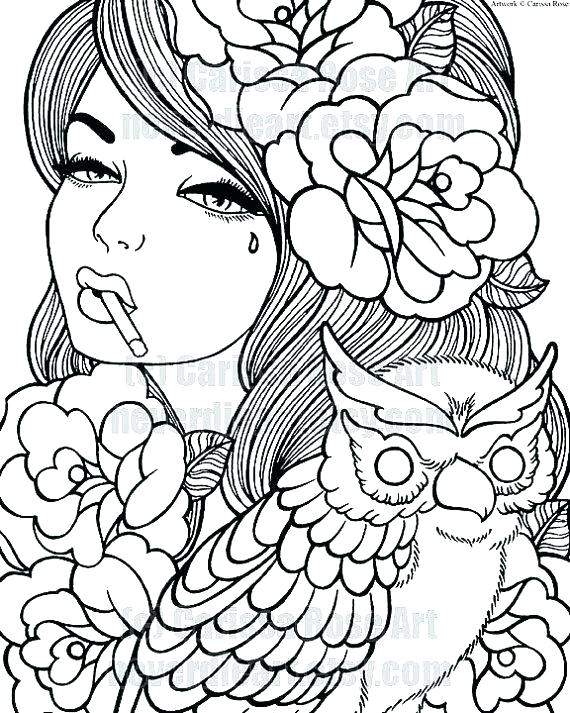 570x713 Coloring Pages Of Girl Usedauto.club