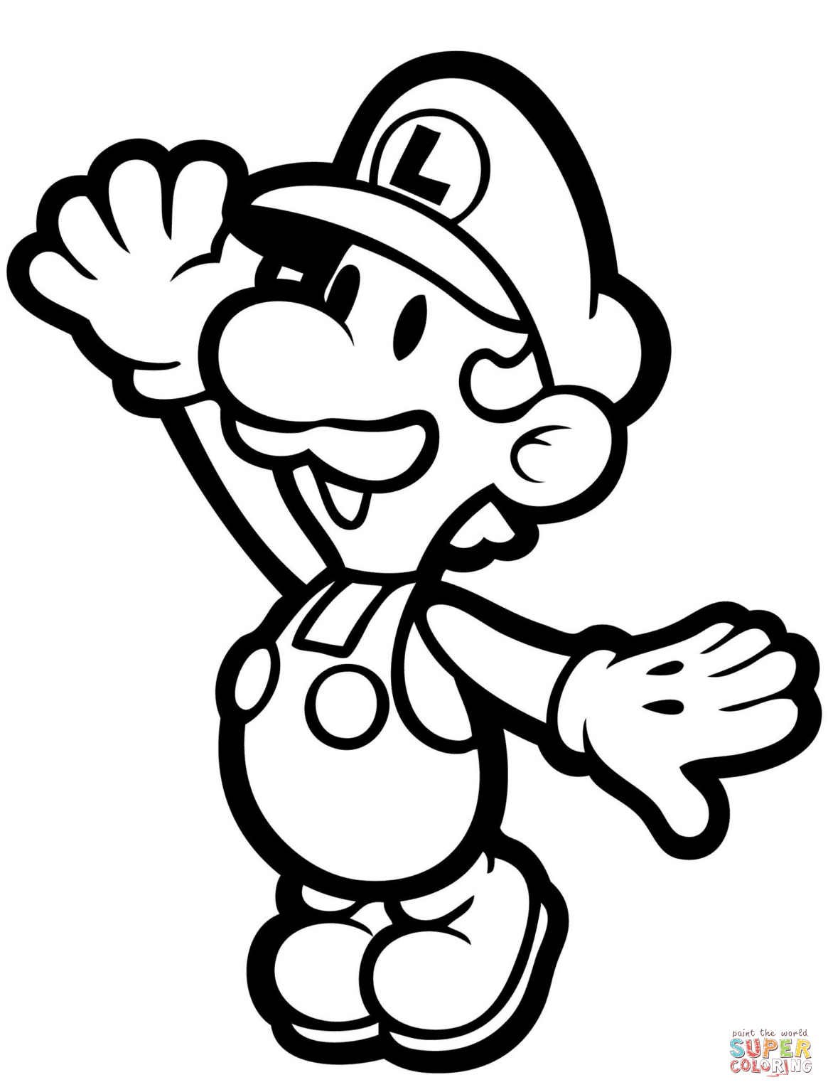 1165x1536 Mario And Luigi Coloring Pages To Print