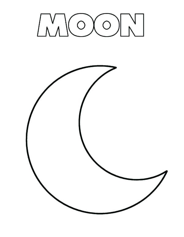 600x771 Moon Coloring Pages