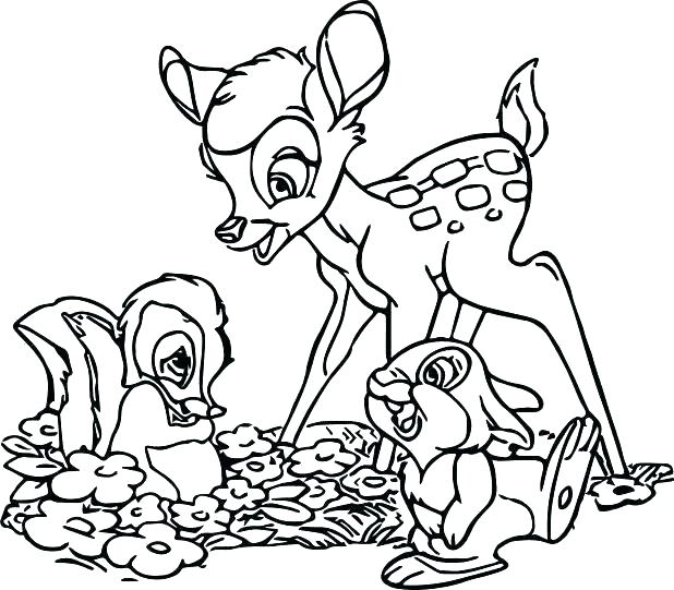 618x541 Bambi Coloring Page Coloring Pages Beautiful Coloring Pages Print