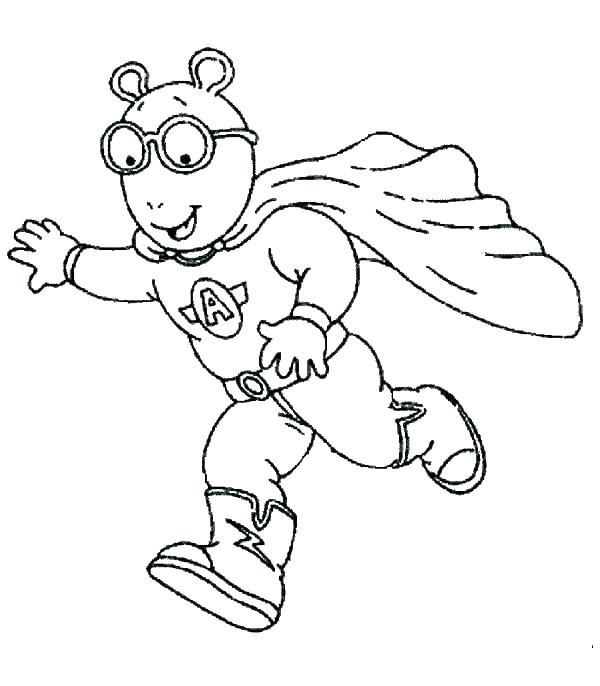 600x686 Arthur Halloween Coloring Pages Coloring Pages Coloring Pages