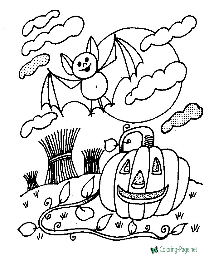 670x820 Halloween Coloring Pages