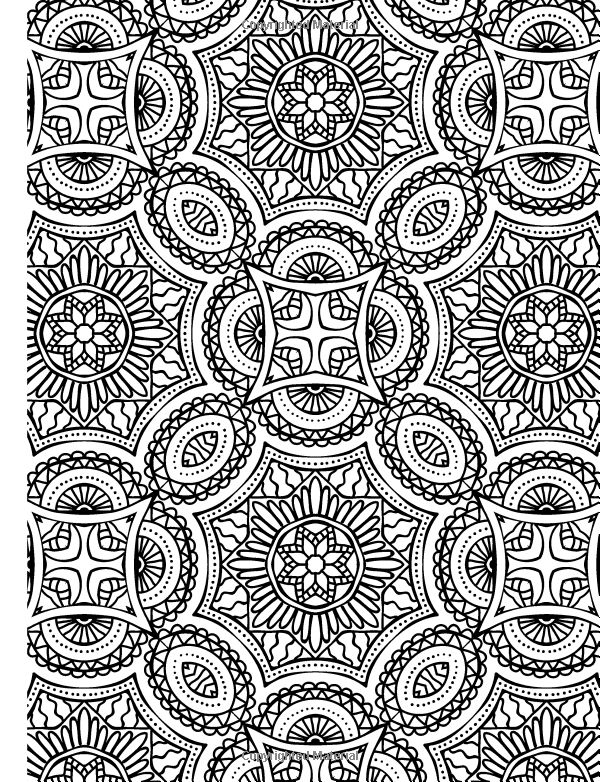 Full Page Mandala Coloring Pages