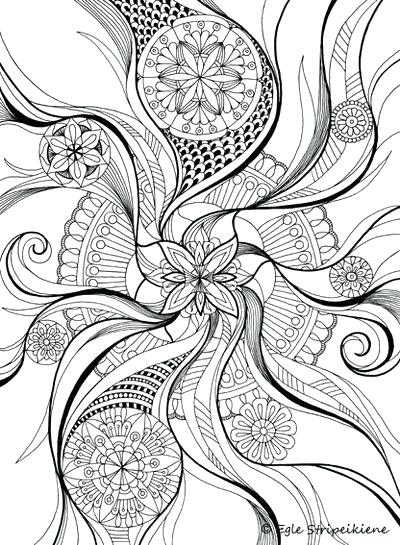 400x545 Mandela Coloring Pages Floral Mandala Coloring Page Mandala