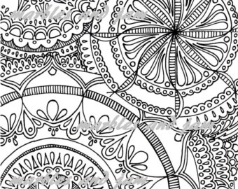 340x270 Mini Mandalas Printable Adult Coloring Book