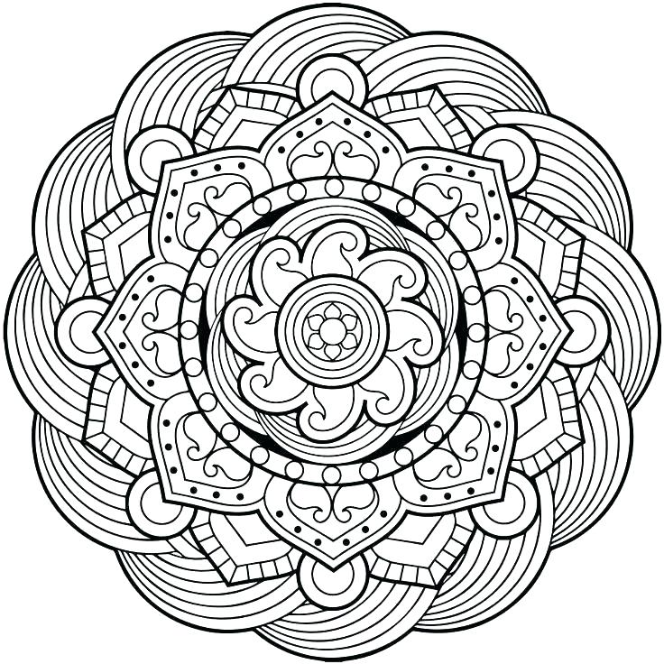 736x736 Simple Mandala Coloring Pages Coloring Pages Mandalas Easy Simple
