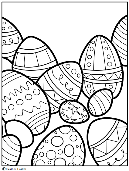 425x561 Easter Coloring Pages Free Blogillustrationcastle Free Easter
