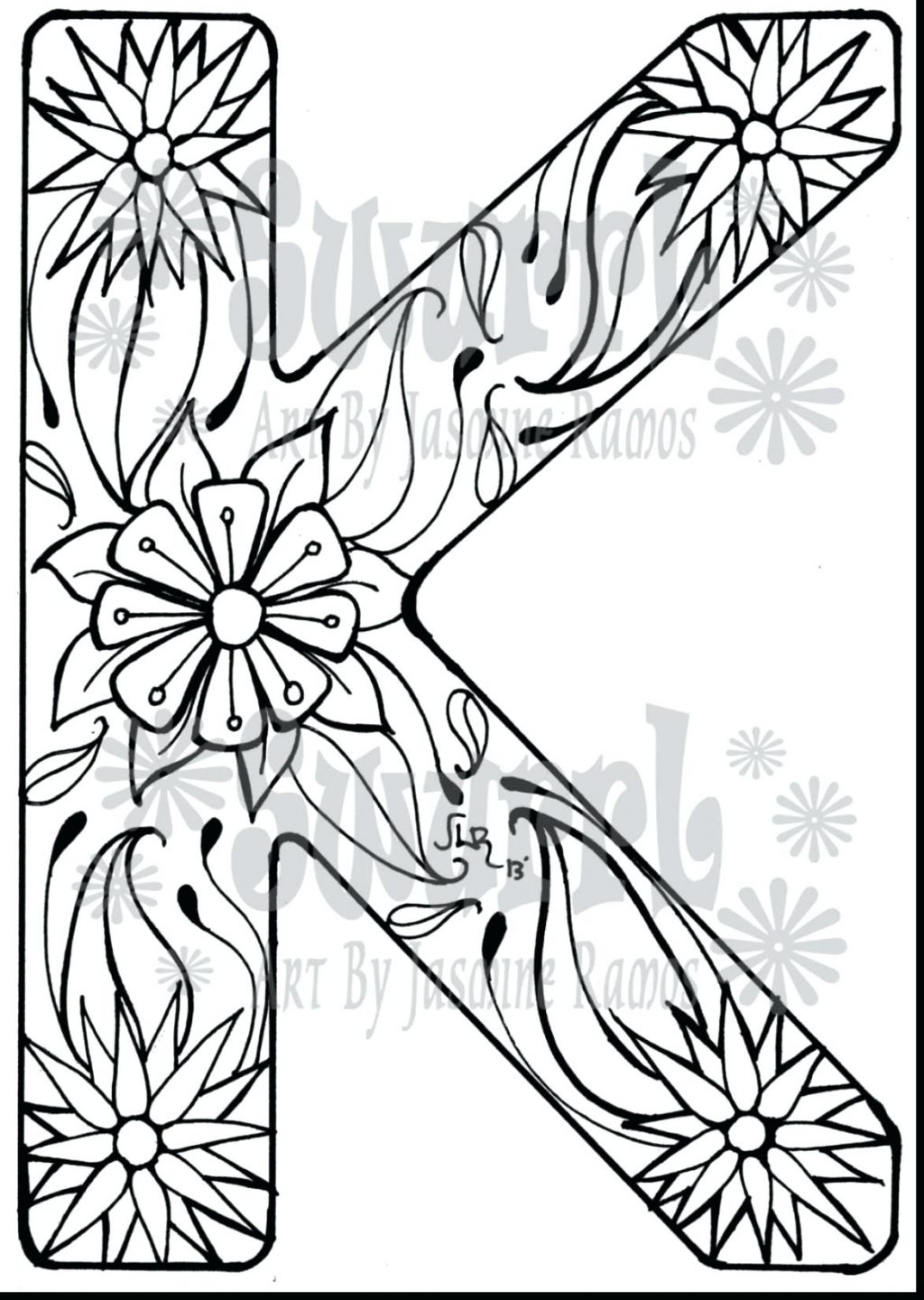 1024x1440 Coloring Page ~ Letter K Coloring Page Click The Sign Language Q
