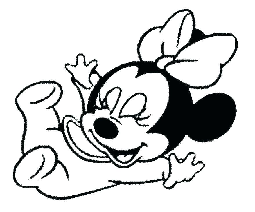 878x731 Mickey Mouse Face Coloring Pages Free Mickey Mouse Mickey