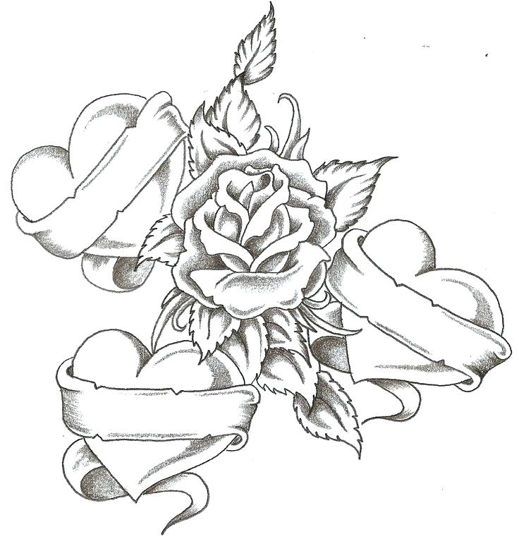 736x764 Tattoo Coloring Pages To Print Free
