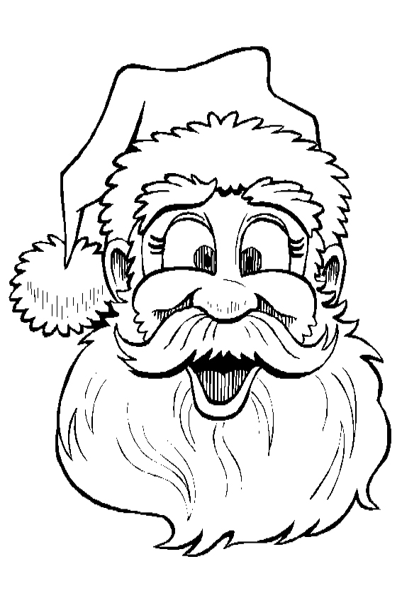 567x850 Funny Christmas Coloring Pages