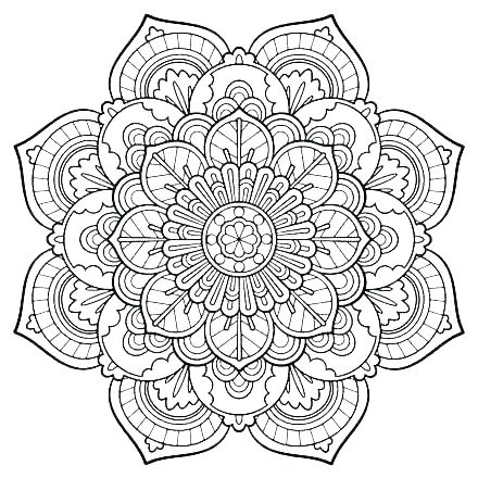 440x440 Abstract Art Coloring Pages Print Is Fun Printable Page 1