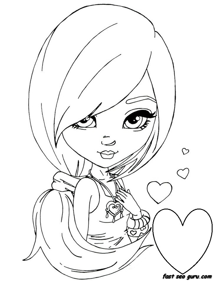 736x951 Pretentious Design Coloring Pages For Girls To Print Barbie Out