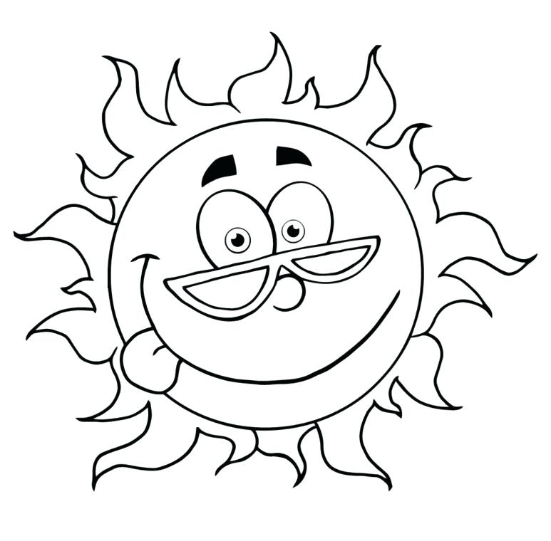 773x760 Summer Coloring Pages