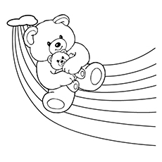 230x230 Rainbow Coloring Pages