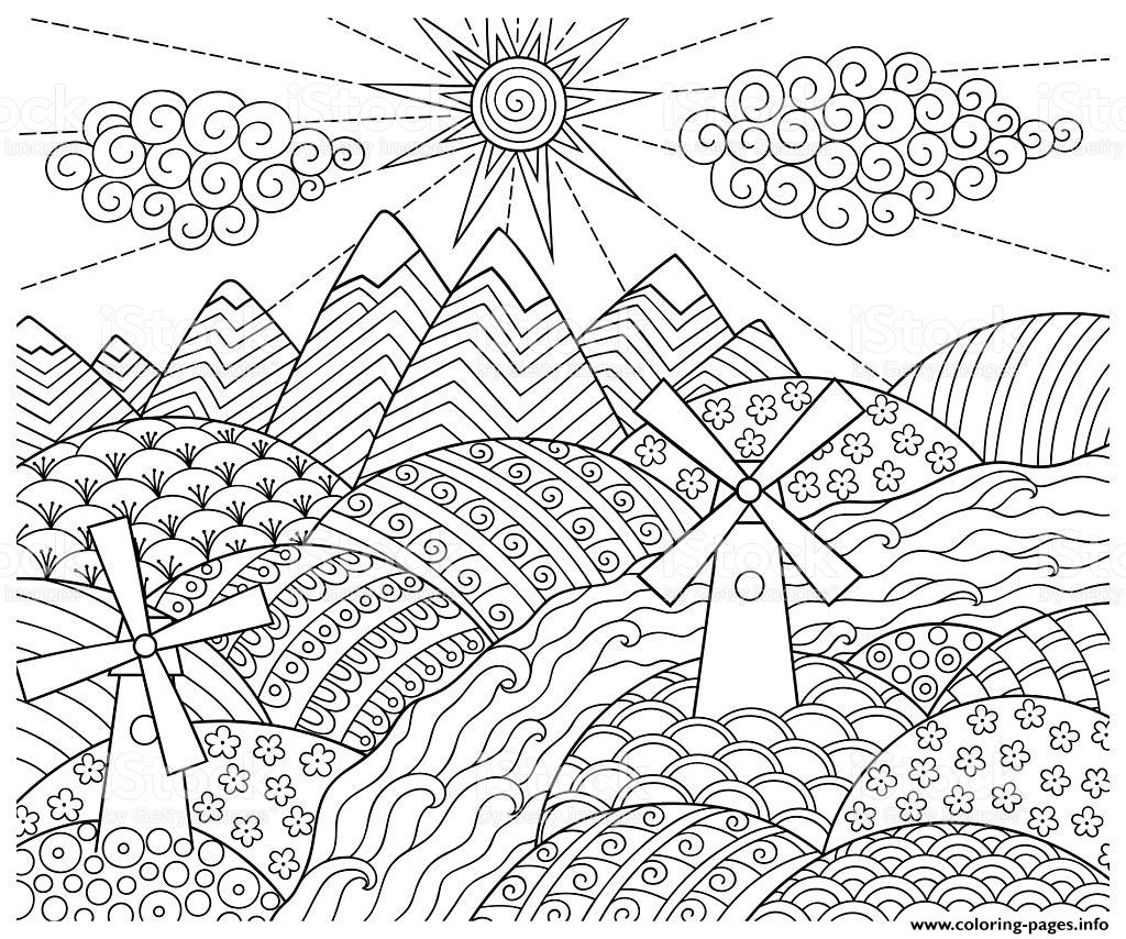 1024x854 Doodle Pattern Fun World Coloring Pages Printable