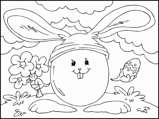 533x400 A Funny Easter Coloring Page Find Even More Easter Fun On