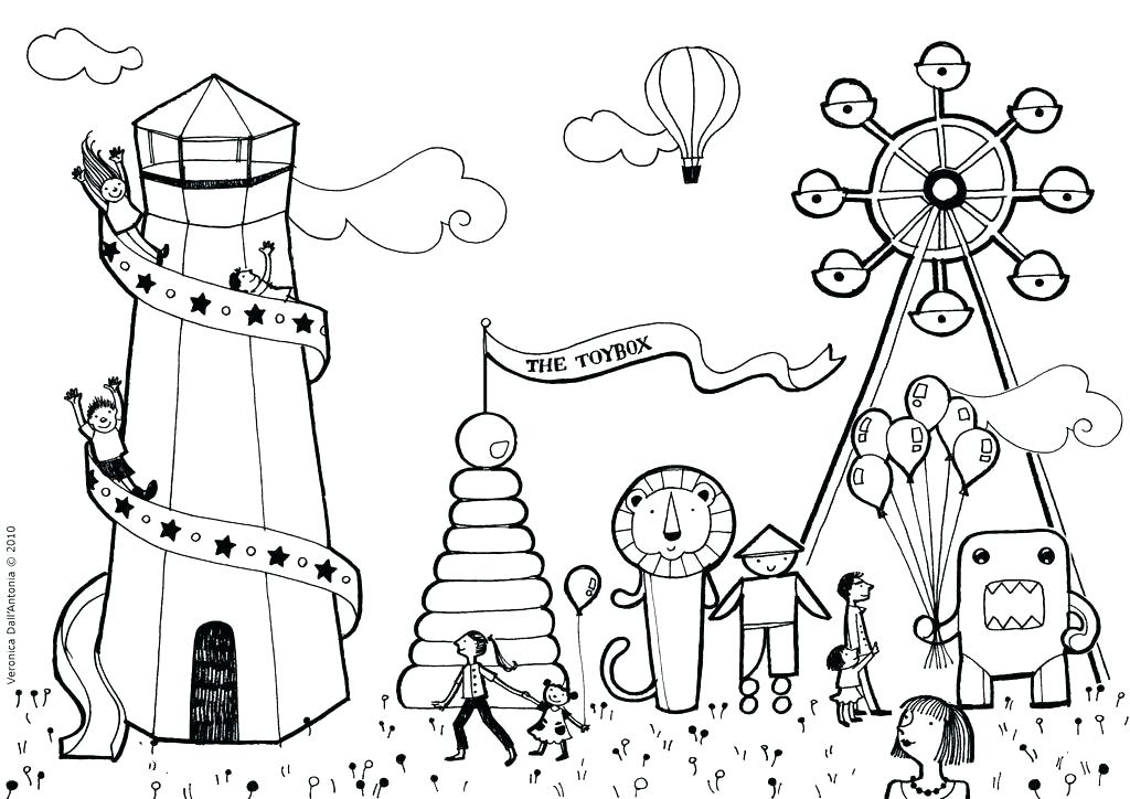 1024x724 Perfect Fair Coloring Pages 81 In Coloring For Kids With Fair