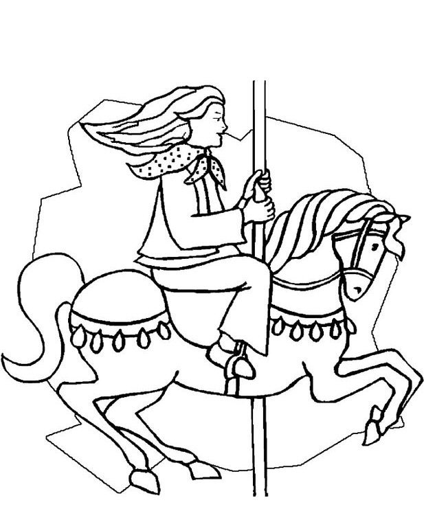 617x760 Carnival Coloring Pages