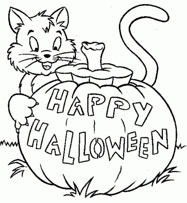 599x650 Funny Halloween Coloring Pages 3 Nice Coloring Pages For Kids