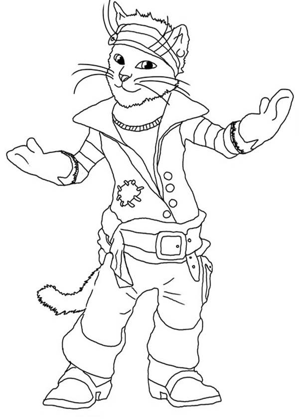 600x840 Funky Style Puss In Boots Coloring Pages Batch Coloring