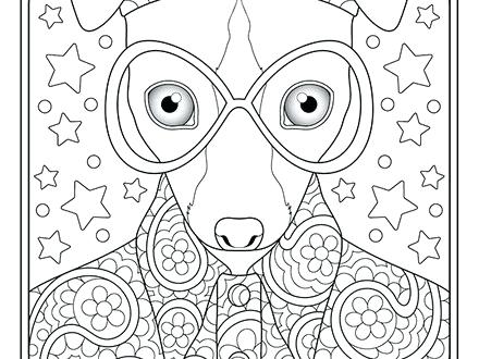 440x330 Coloring Pages 5 Free For Adults 8 Funky Images Page Hippie Retro