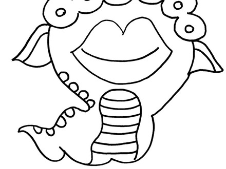 Funny Alien Coloring Pages