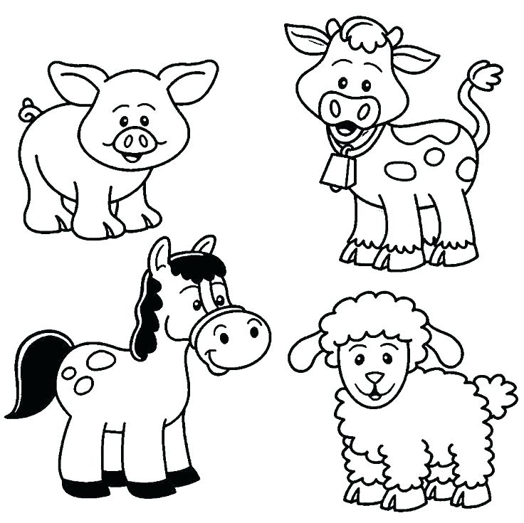 736x735 Animal Pictures Coloring Pages Funny Animal Coloring Pages Fun