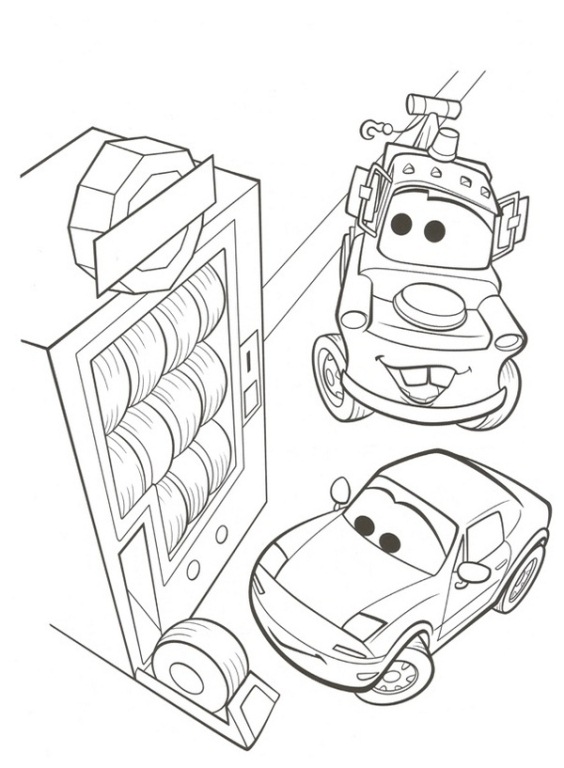 564x768 Coloring Pages Cars 2 Free Coloring