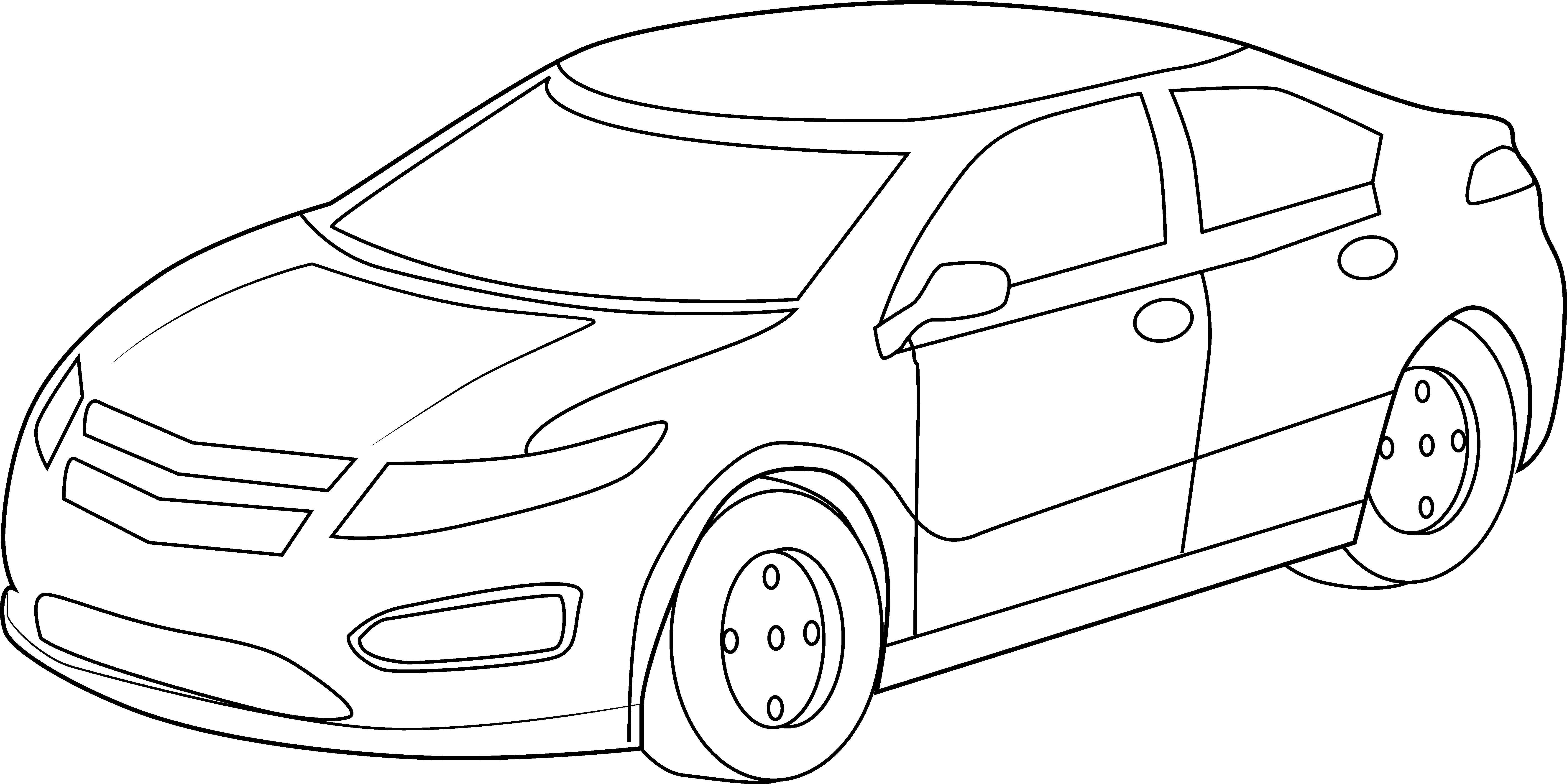 6881x3443 Fresh Cool Sports Car Coloring Page Free Clip Art