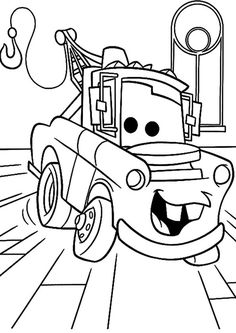 236x333 Kids N Fun Coloring Page Cars (Pixar) Cars (Pixar) Coloring