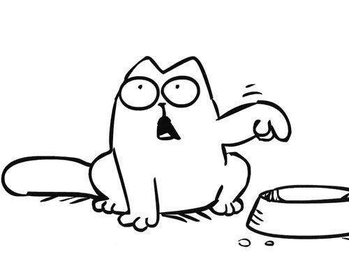 500x394 Funny Cat Coloring Pages Simons Cat Coloring Pages