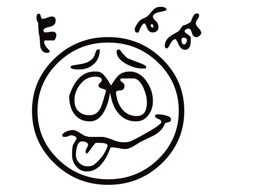 810x630 Funny Faces Coloring Pages Printable Emotions Colouring Pages 2