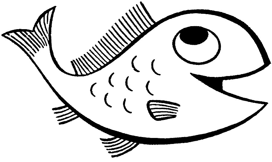 900x539 Fish Coloring Pages
