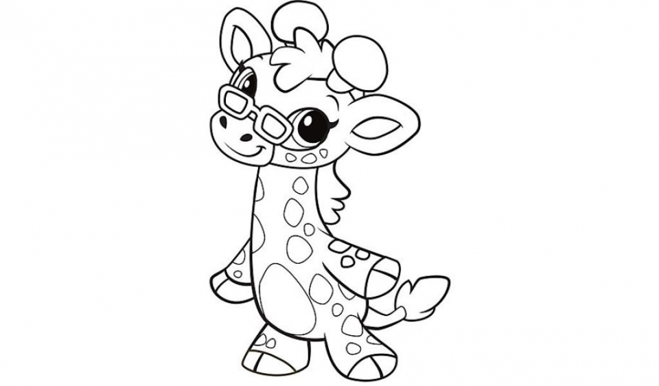 960x562 Get This Cute Giraffe Coloring Pages 66318 !