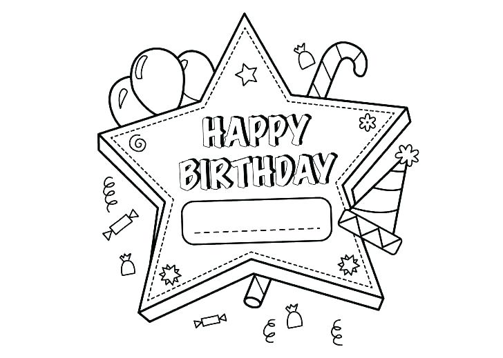 728x519 Happy Birthday Happy Birthday Coloring Trend Medium Size Funny