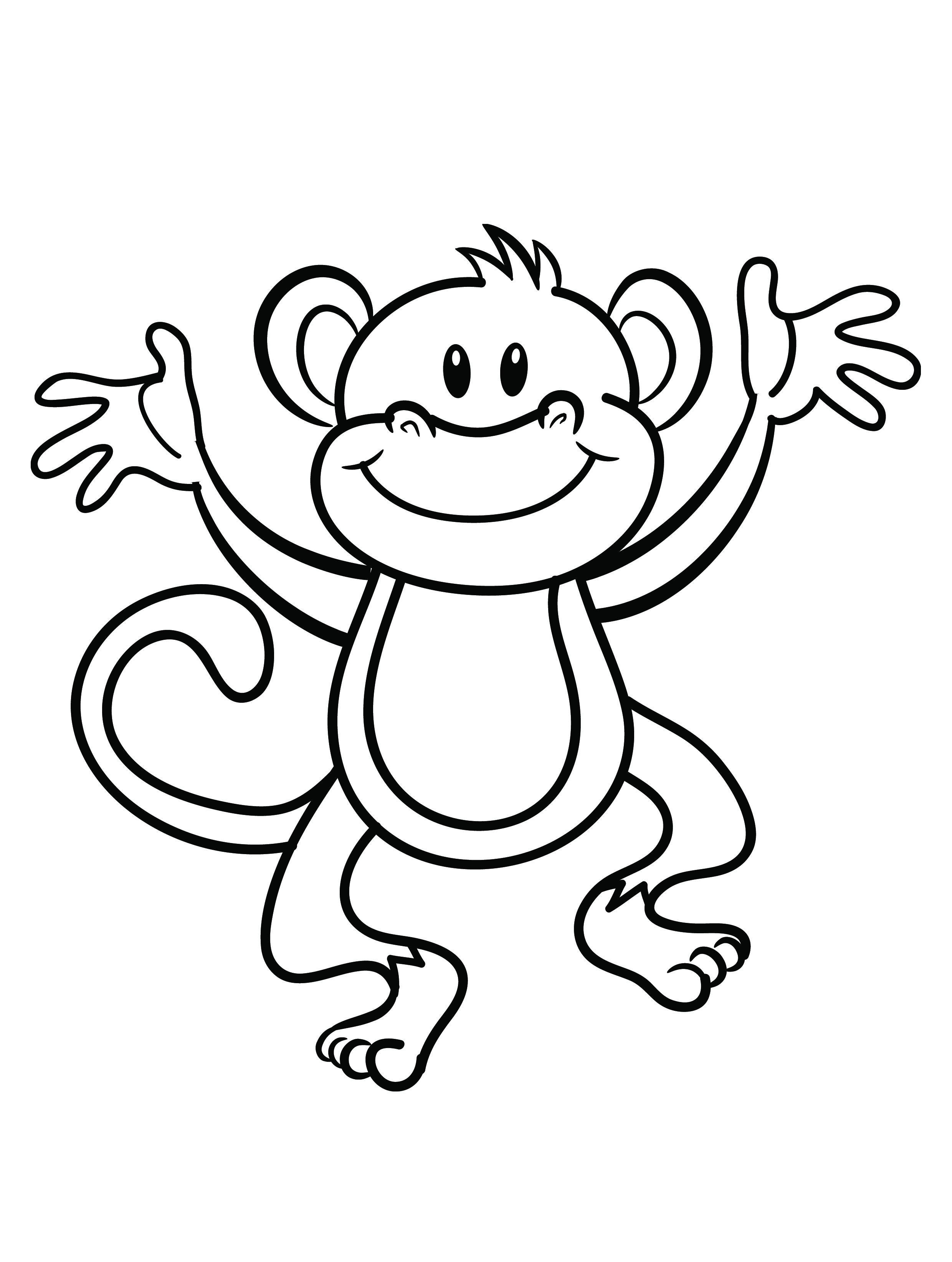 2480x3286 Printable Monkey Coloring Epic Monkey Coloring Books