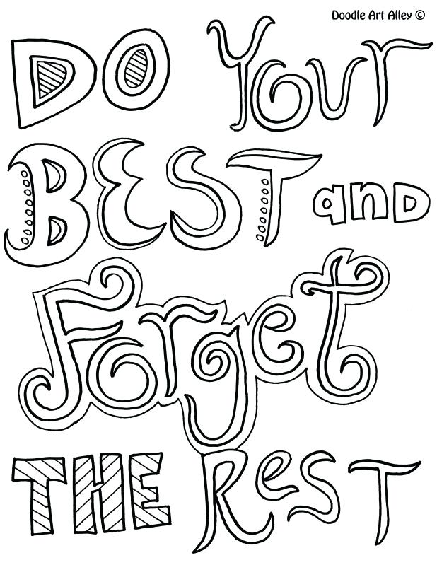618x799 Inspirational Quotes Coloring Pages And Fun Quote Coloring Pages