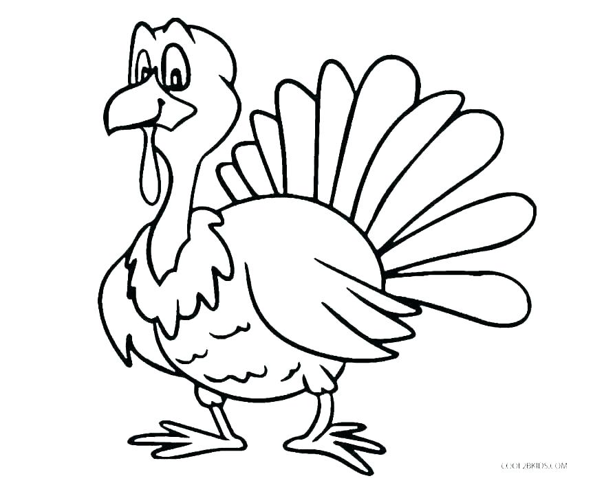 878x706 Coloring Pages Of Turkeys Coloring Page Of Turkey New Coloring