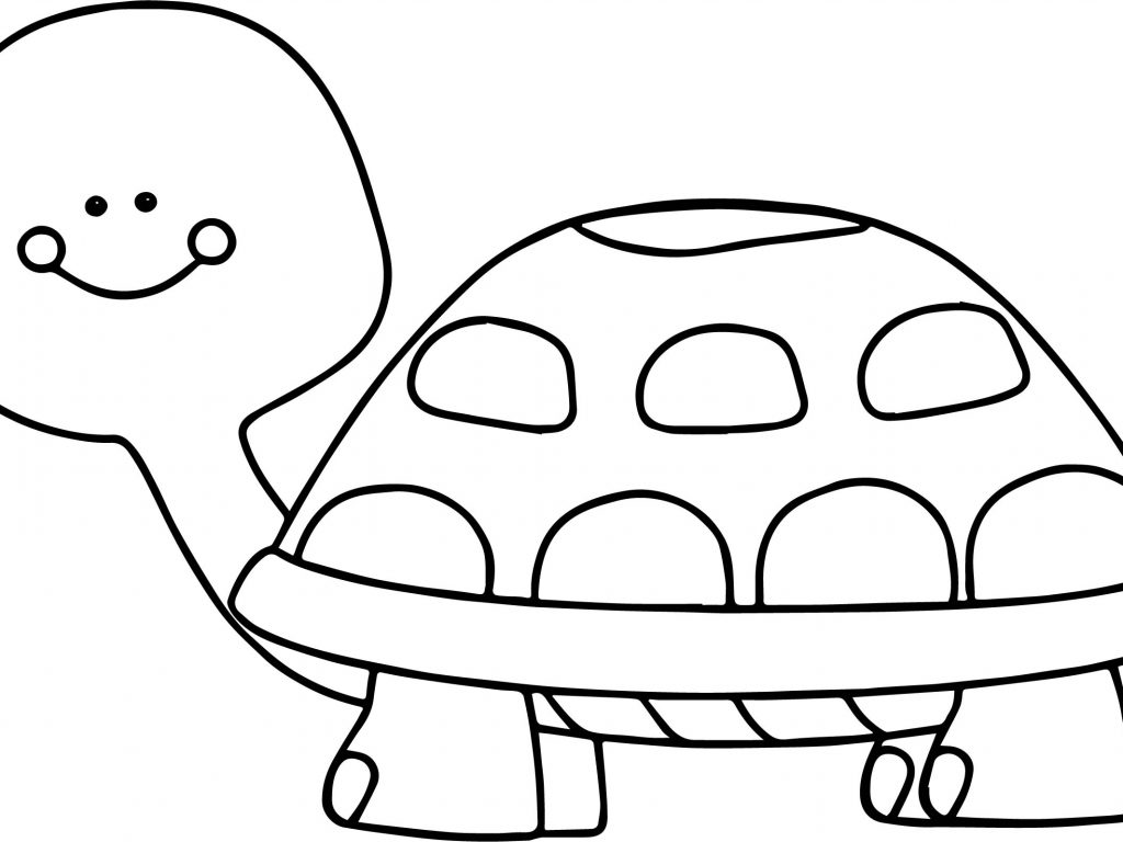 1024x768 Coloring Pages Enchantings Cute Sea Baby Turtle Page Free