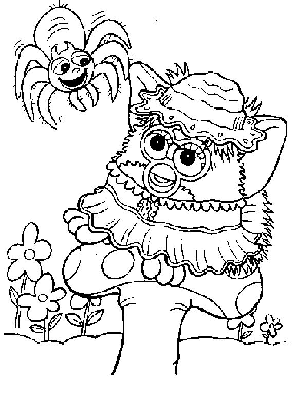 Furby Coloring Pages
