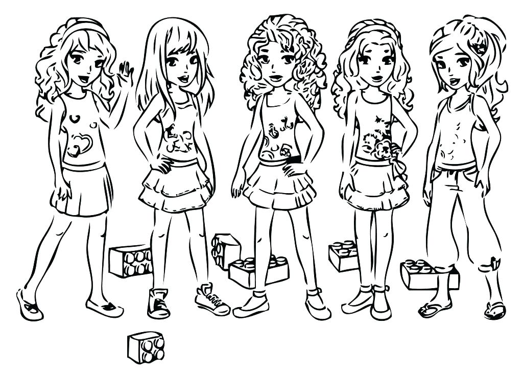 1024x732 Friends Coloring Page Friendship Coloring Pages Best Friend