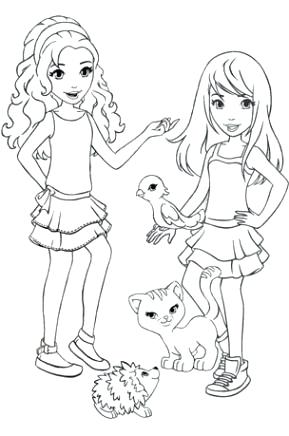 289x436 Friends Coloring Pages And Her Human Friends And Her Human Friends