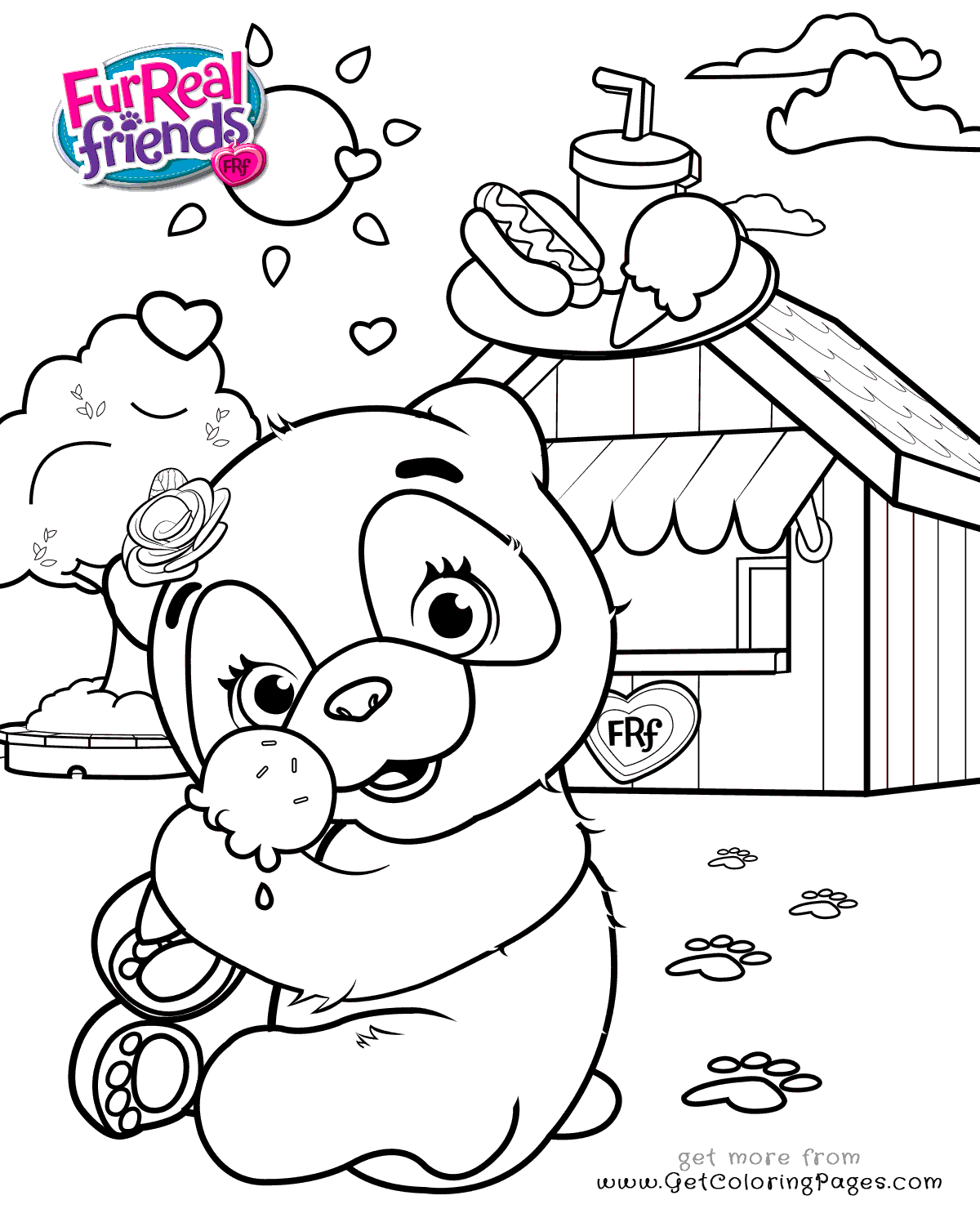 1200x1480 Furreal Friends Coloring Pompom