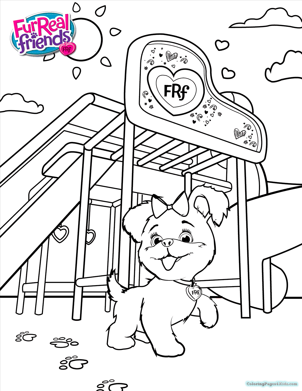 1236x1600 Furreal Friends Coloring Pages Coller Coloring Pages For Kids