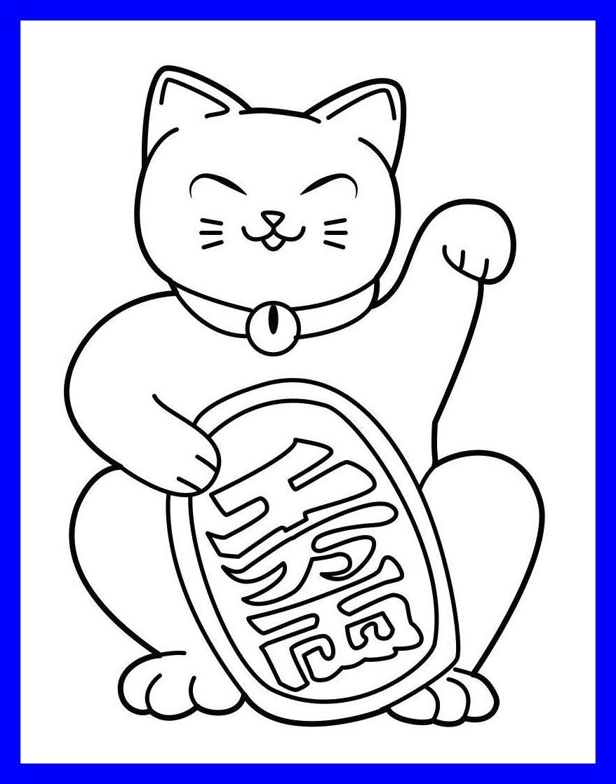 878x1118 Awesome Pics Of Furry Cat Coloring Page Cute Colouring Cartoon